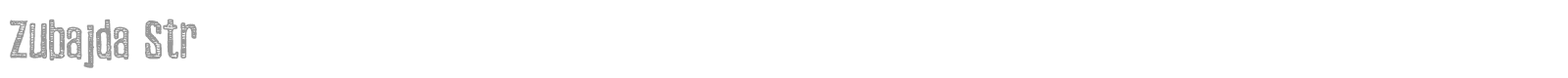 Zubajda font preview